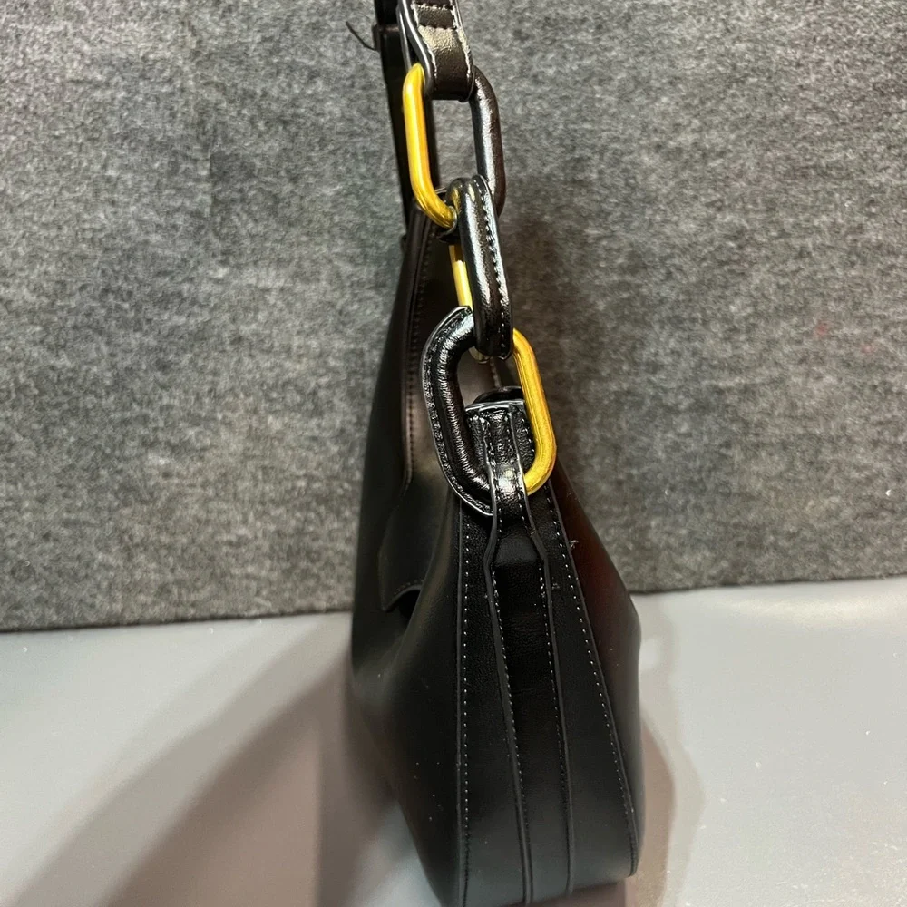 Madison West Black Shoulder Bag